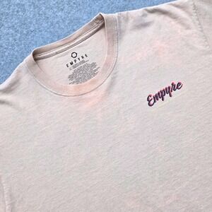 EMPYRE Men's Large Peach‎ Graphic T-Shirt Street Style Eagle Logo Short Sleeve